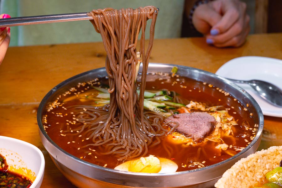 The best cold noodles in Shanghai: Dongbei noodles at Tofu Village. Photo by Rachel Gouk @ Nomfluence