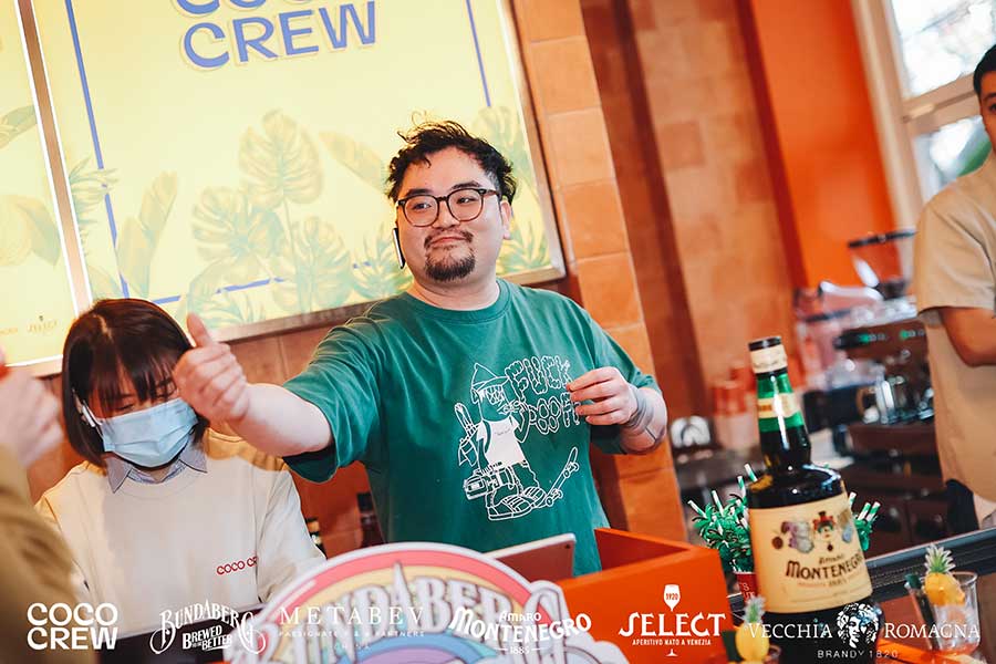 Coco Crew, a cafe and bar serving coconut based drinks in Shanghai. Photo by Rachel Gouk @ Nomfluence.