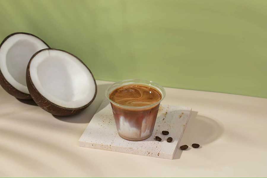 Coco Crew, a cafe and bar serving coconut based drinks in Shanghai.