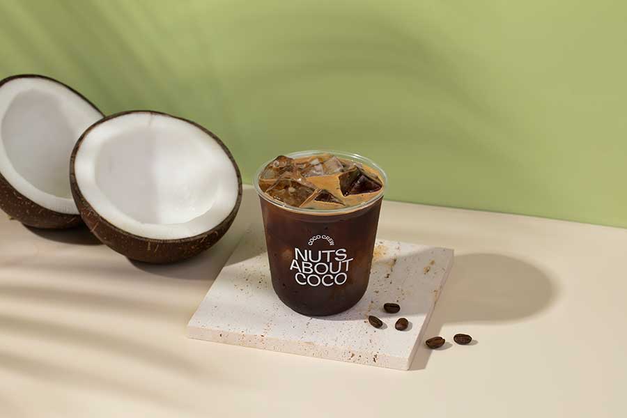 Coco Crew, a cafe and bar serving coconut based drinks in Shanghai.
