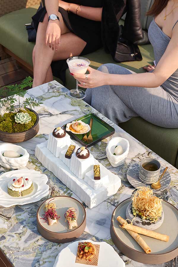 The best afternoon tea in Shanghai: Flair, Ritz-Carlton Shanghai Pudong.