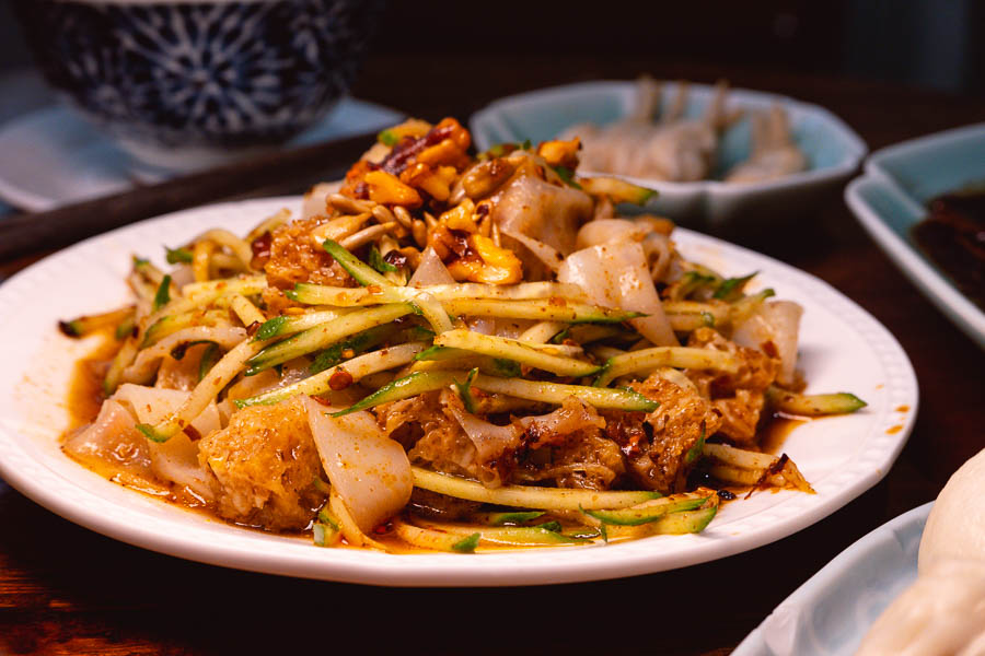 The best cold noodles in Shanghai: Liangpi at Yun Cui Fang. Photo by Rachel Gouk @ Nomfluence