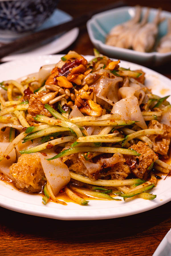 The best cold noodles in Shanghai: Liangpi at Yun Cui Fang. Photo by Rachel Gouk @ Nomfluence