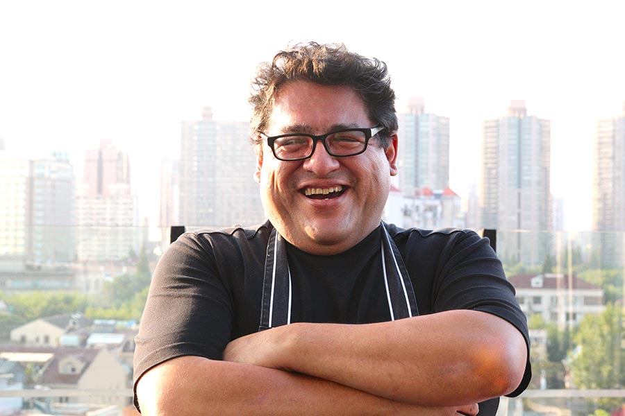Chef-founder and restaurateur Eduardo Vargas, Shanghai.