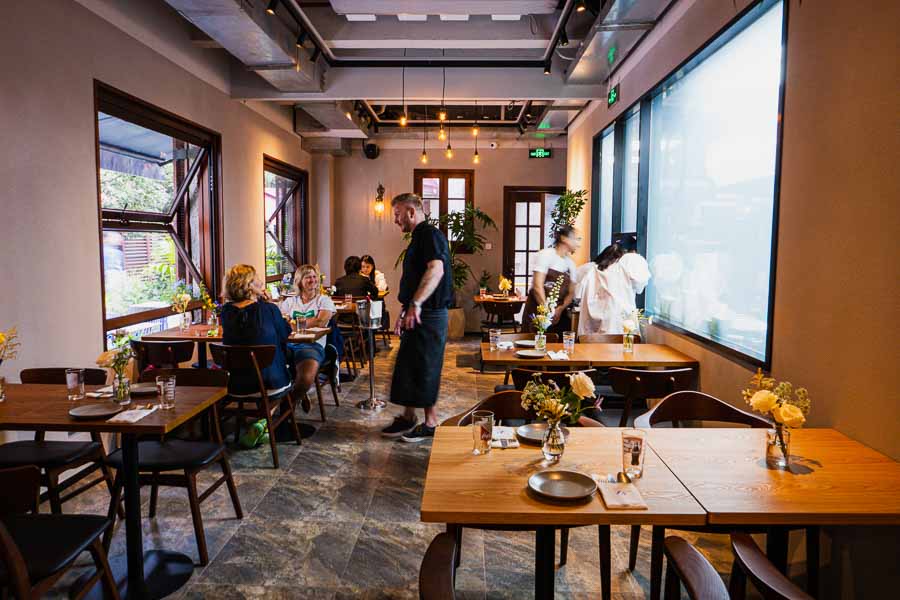 La Brise 523, a restaurant in SInan Mansions, Shanghai. Photo by Rachel Gouk @ Nomfluence.