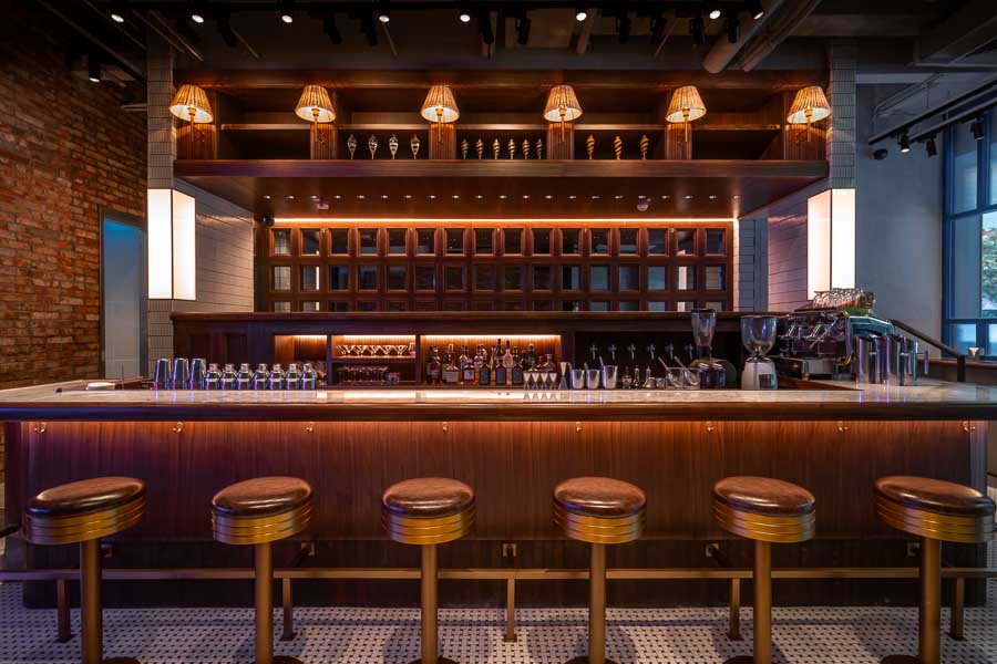 Award winning cocktail bar Sober Company reopens in Fuxing Park, Shanghai.