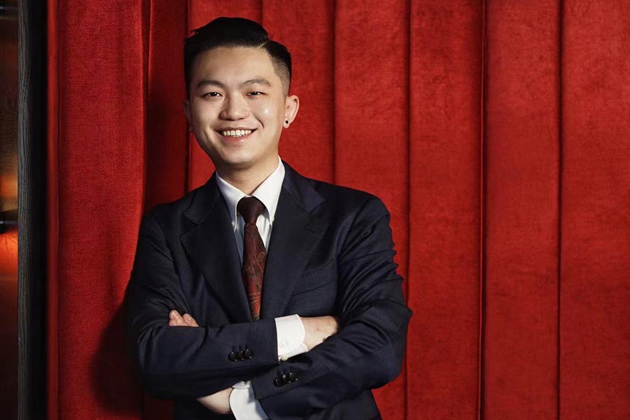 Dre Yang, bartender and founder of Pony Up, a cocktail bar in Jing'an, Shanghai.