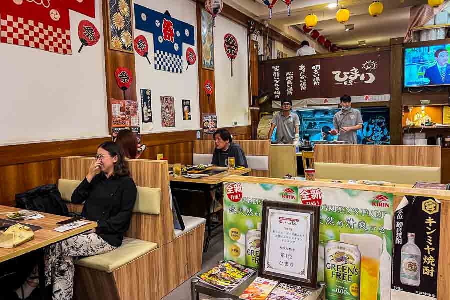 Okonomiyaki at Japanese late-night restaurant Himari in Gubei, Shanghai. Photo by Rachel Gouk @ Nomfluence