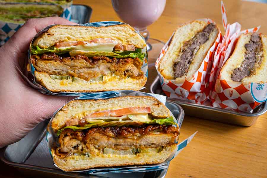 American diner food and burgers at RIINK Shanghai. Photo by Rachel Gouk @ Nomfluence