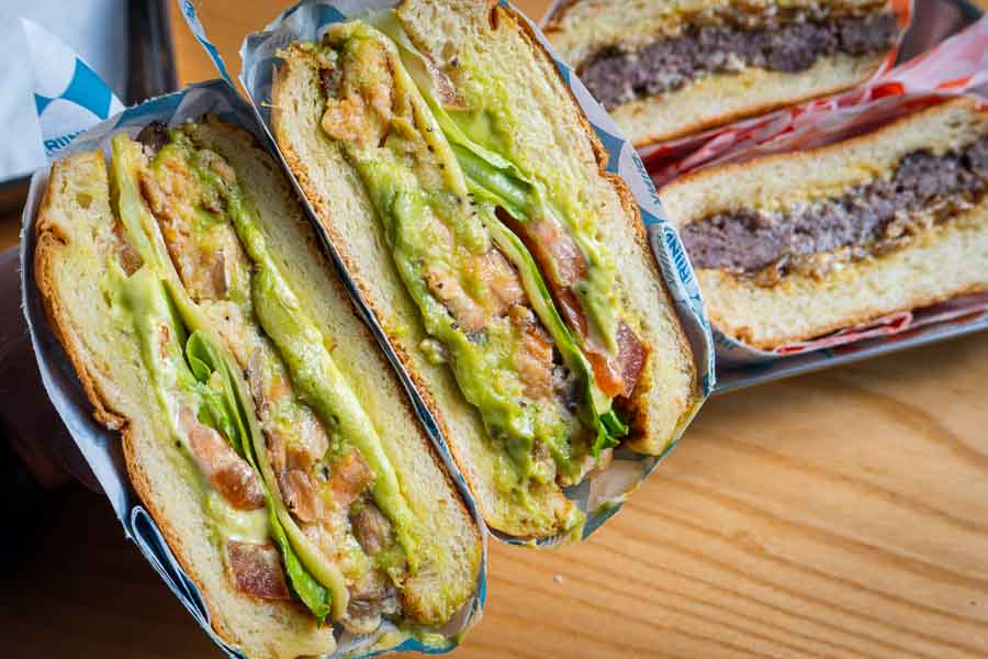 American diner food and burgers at RIINK Shanghai. Photo by Rachel Gouk @ Nomfluence