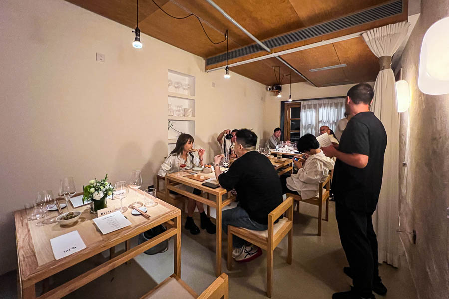 URA is a contemporary restaurant in Shanghai that combines Chinese cuisine with Basque influences. Photo by Rachel Gouk @ Nomfluence.