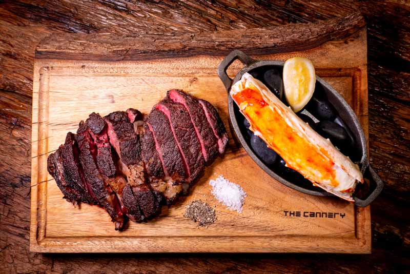 Steak and seafood at The Cannery, restaurant in Shanghai. Photo by Rachel Gouk @ Nomfluence.