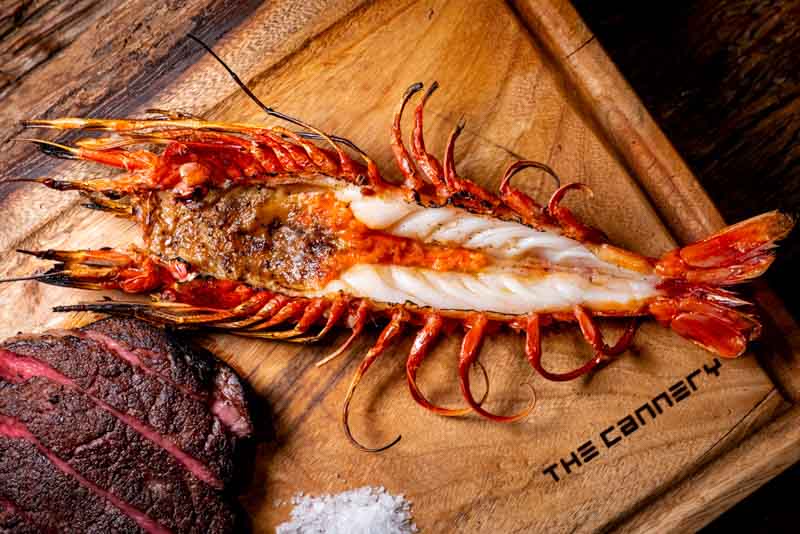 Carabineros. Steak and seafood at The Cannery, restaurant in Shanghai. Photo by Rachel Gouk @ Nomfluence