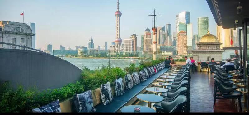 The Fellas rooftop bar on The Bund, Shanghai
