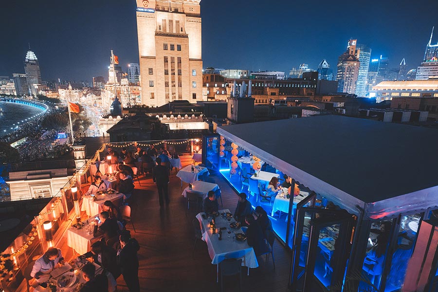 Best rooftop bars in Shanghai: Roosevelt Sky Bar. @ Nomfluence
