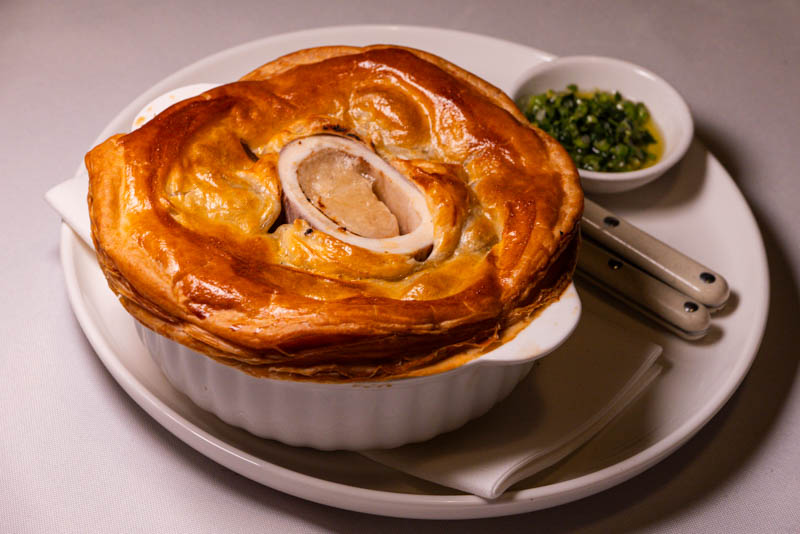 Ossobuco pie, Italian food at Bambino, restaurant in Jing'an, Shanghai. Photo by Rachel Gouk @ Nomfluence