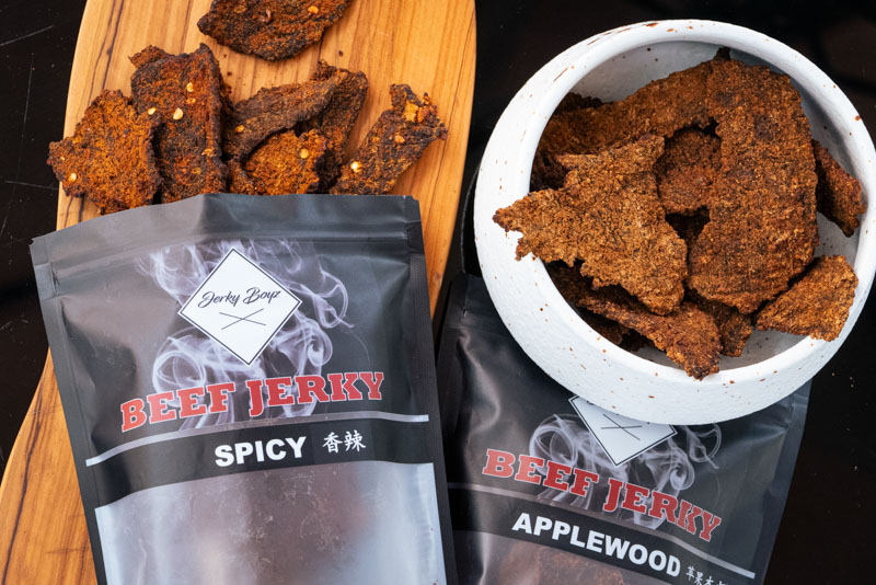 Jerky Boyz, an American beef jerky brand founded in Shanghai. Photos by Rachel Gouk @ Nomfluence.