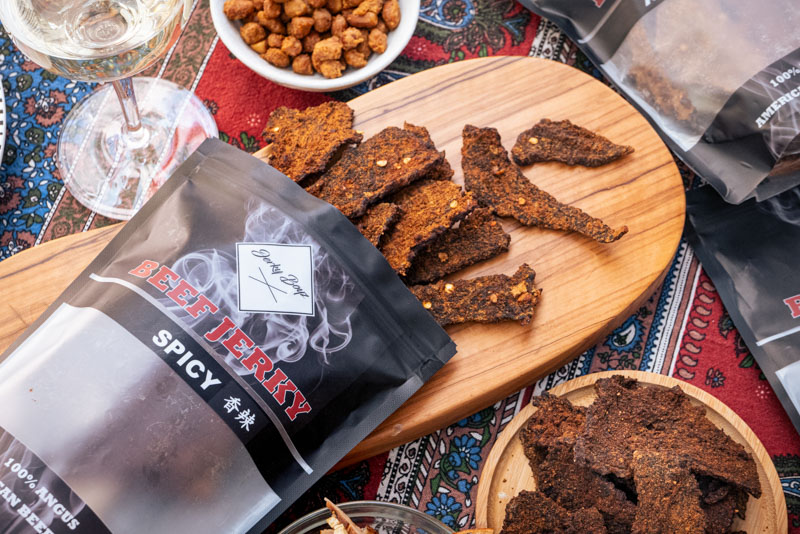 Jerky Boyz, an American beef jerky brand founded in Shanghai. Photos by Rachel Gouk @ Nomfluence.