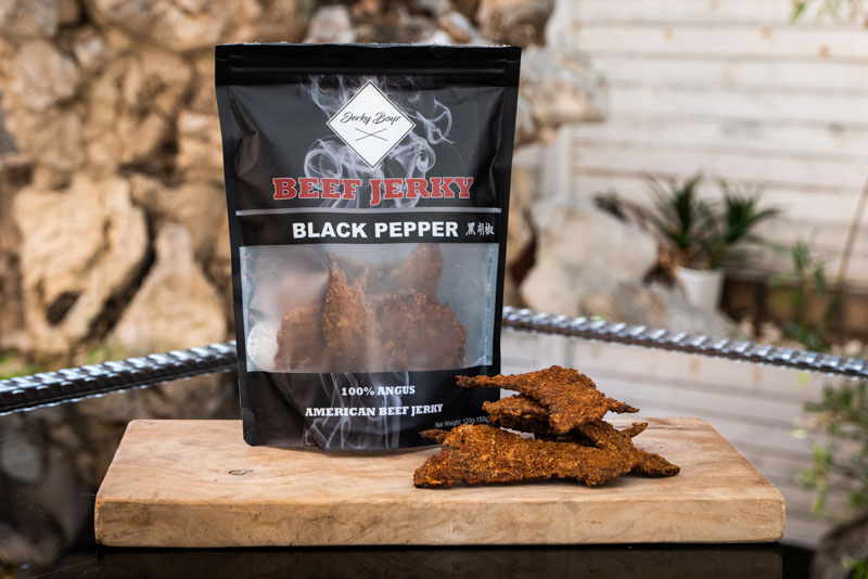 Jerky Boyz, an American beef jerky brand founded in Shanghai. Photos by Rachel Gouk @ Nomfluence.