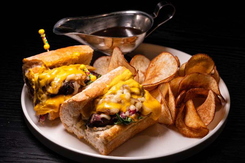 Prime Rib Sandwich. Lunch and brunch at Lawry's The Prime Rib steakhouse in Shanghai. Photo by Rachel Gouk @ Nomfluence
