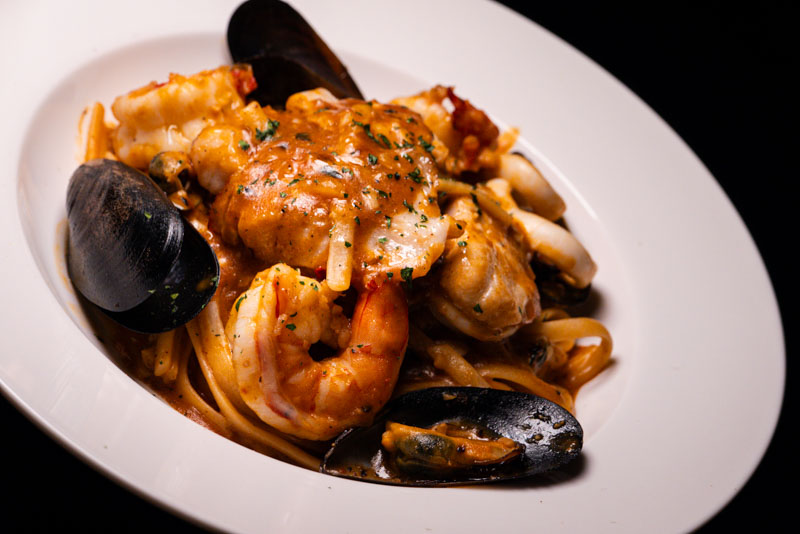 Seafood Linguine. Lunch and brunch at Lawry's Shanghai, prime rib steakhouse in Shanghai. Photo by Rachel Gouk @ Nomfluence