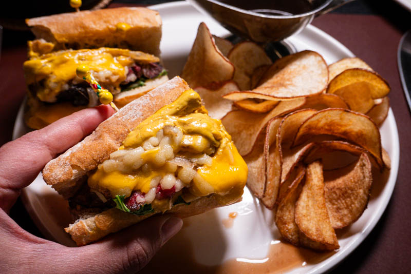 Prime Rib Sandwich. Lunch and brunch at Lawry's The Prime Rib steakhouse in Shanghai. Photo by Rachel Gouk @ Nomfluence