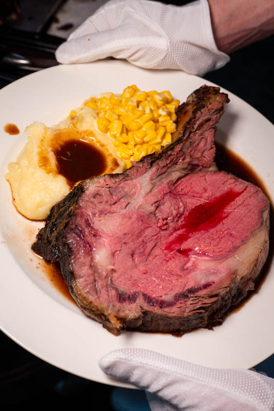 Prime rib at Lawry's Shanghai, steakhouse and restaurant. Photo by Rachel Gouk @ Nomfluence