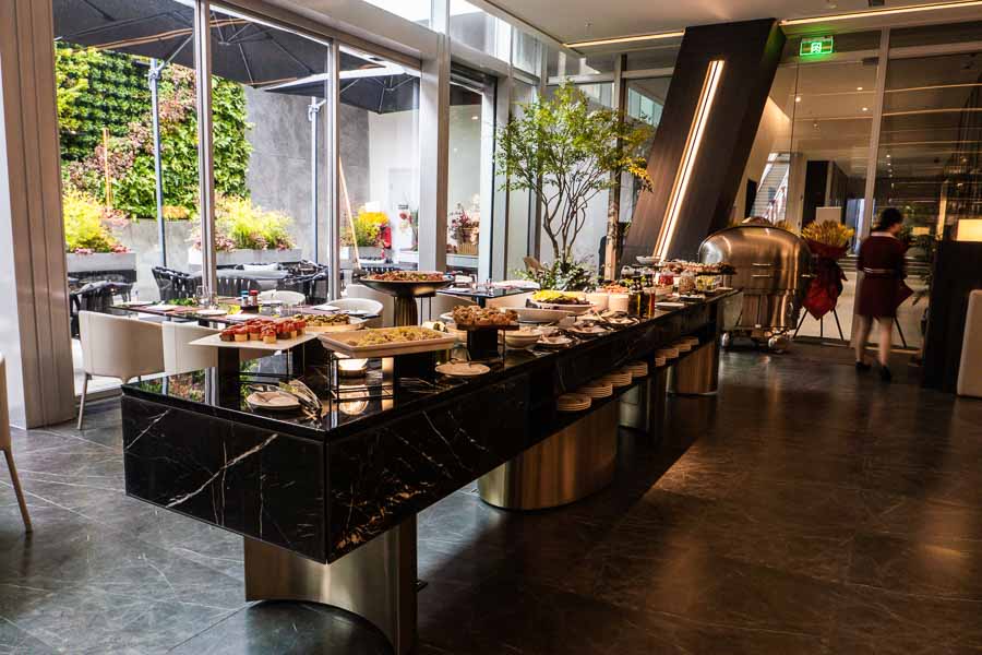 Lunch at Lawry's The Prime Rib steakhouse in Shanghai. Photo by Rachel Gouk @ Nomfluence