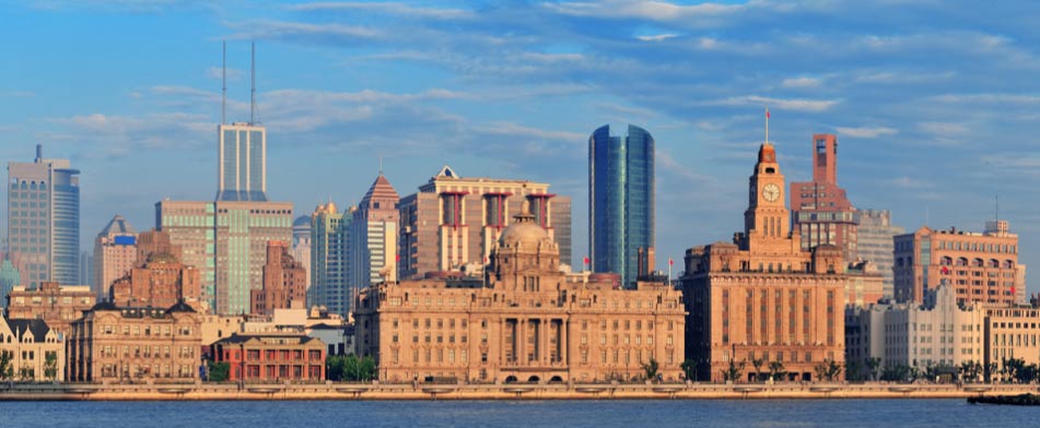 Shanghai Bund skyline