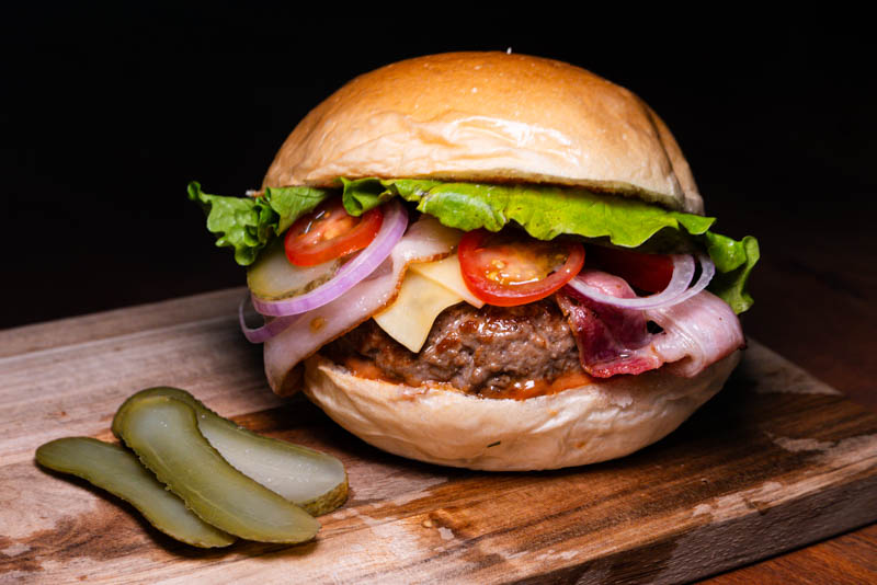 Burgers made with patties from Swiss Butchery Shanghai. Photo by Rachel Gouk @ Nomfluence.