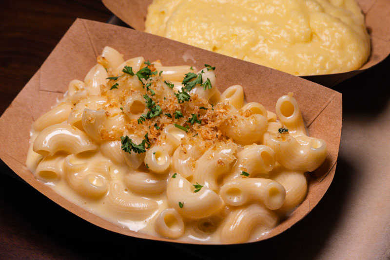 Mac and cheese at Cages Jing'an, Shanghai