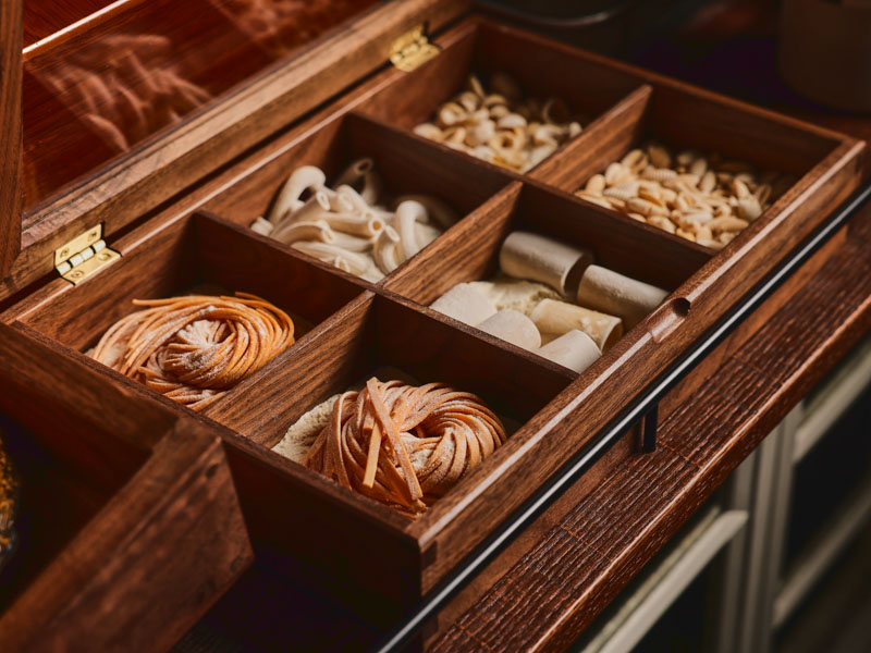 Scarpetta is an Italian restaurant in Shanghai. 