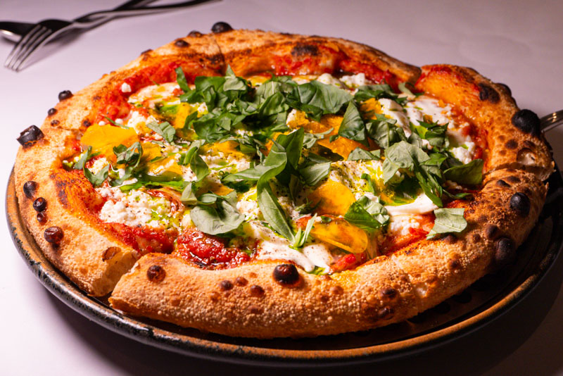 Luxurious pizzas at Scarpetta Italian restaurant, Shanghai. Photo @ Nomfluence