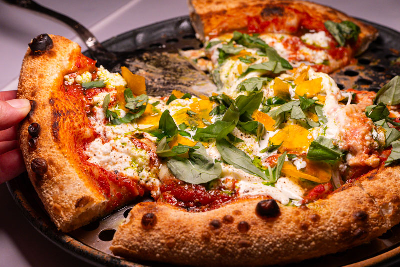 Luxurious pizzas at Scarpetta Italian restaurant, Shanghai. Photo @ Nomfluence