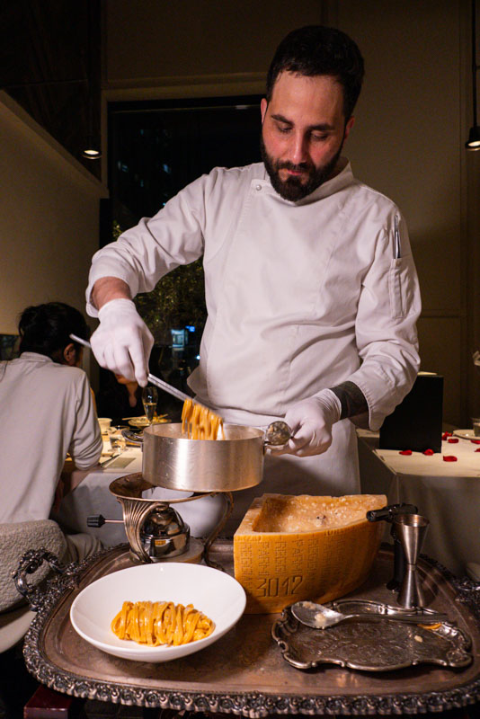 Chef Lorenzo Merolle, Scarpetta Shanghai. 