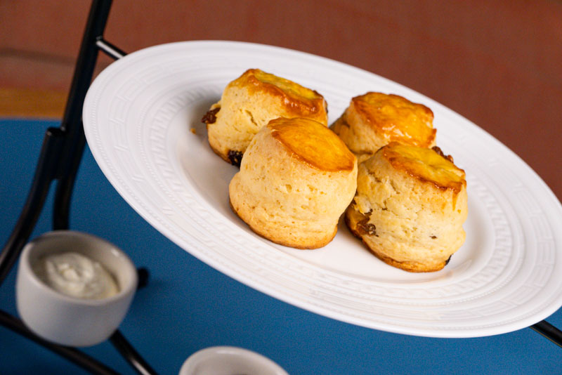 Bicester Village Shanghai X Stefan Stiller of Michelin three-star Taian Table afternoon tea set.