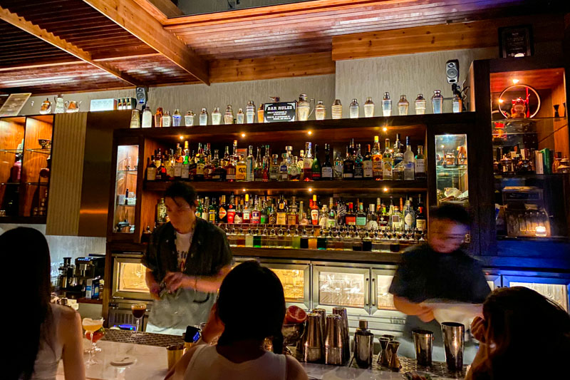 Barules Shanghai, a cocktail bar in Jing'an by bartender Sam Kuan. Photo @ Nomfluence