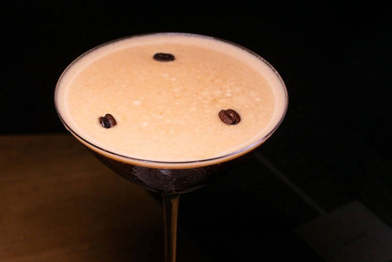 Espresso Martini at Barules Shanghai, a cocktail bar in Jing'an by bartender Sam Kuan. Photo @ Nomfluence