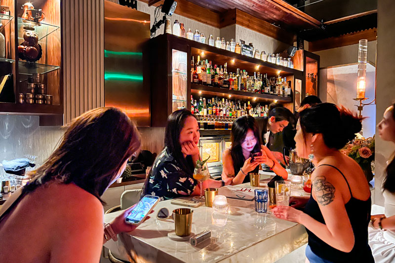 Barules Shanghai, a cocktail bar in Jing'an by bartender Sam Kuan. Photo @ Nomfluence