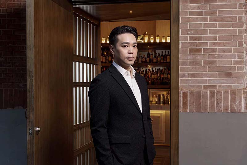bartender Sam Kuan. 