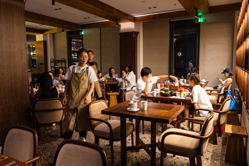Korean restaurant Wuli in shanghai.