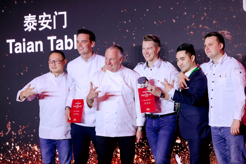 Taian Table and Ultraviolet, Michelin three-star restaurants in Shanghai