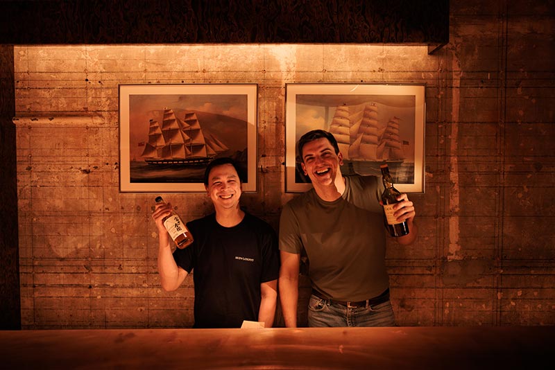 Ferra Bar by Brewlosophy co-owners in Shanghai