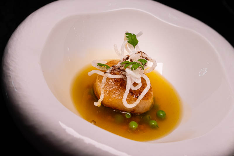 Nebula Shanghai is a Spanish fine dining restaurant serving a menu with global influences and molecular cuisine techniques.