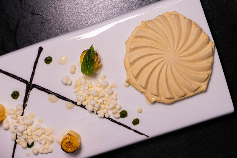 Nebula Shanghai is a Spanish fine dining restaurant serving a menu with global influences and molecular cuisine techniques.