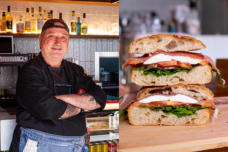 Salvatore "Toto" Giammaria, founder of Totino Panino, an authentic Italian sandwich shop for paninis in Shanghai. Photo @ Nomfluence.