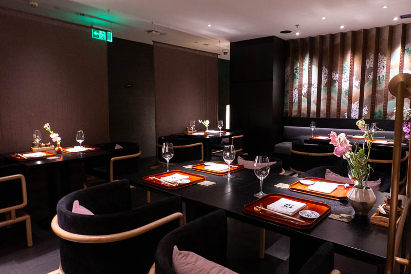 Noya is a Japanese restaurant in Shanghai serving a set menu with sukiyaki as the main course.