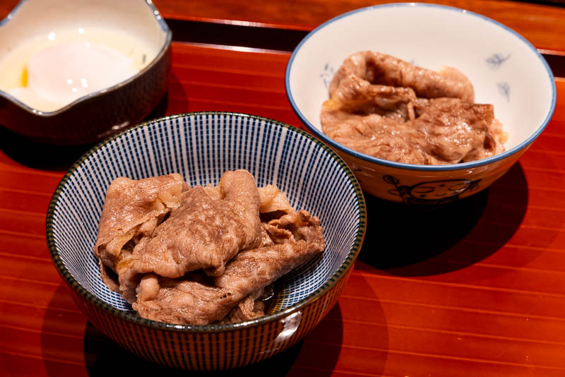 Noya is a Japanese restaurant in Shanghai that does sukiyaki set menus.