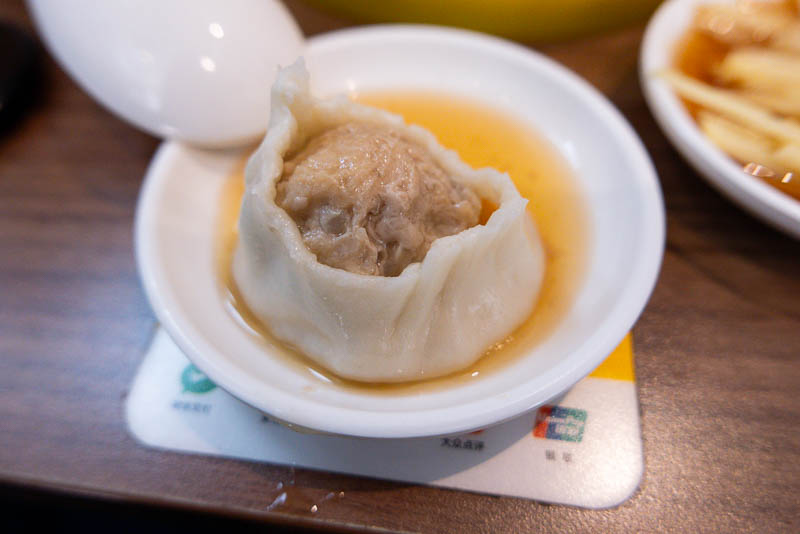 Fuchun is a popular xiaolongbao restaurant in Shanghai.