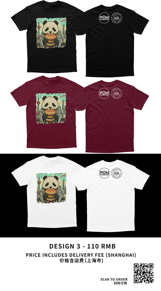 Shanghai Burger Month tshirts